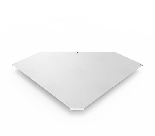 Крышка кабельроста углового с R=100 мм 90 горизонтальный РК190Г.1000.20.100.2.2