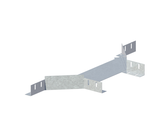 Лоток монтажный угловой ответвительный ЛУОГ.300.65.751.2.6