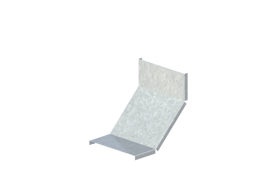 Крышка лотка монтажного углового 90 вверх ЛР90В.200.10.236.0,8.6