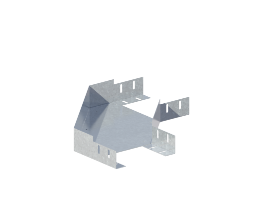 Лоток монтажный угловой 90 горизонтальный ЛУ90Г.200.100.428.0,8.6