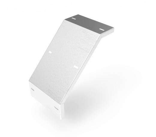 Крышка кабельроста углового с R=100 мм 90 вниз РК190Н.200.20.100.2.2