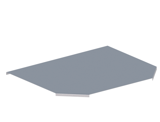 Крышка лотка монтажного углового тройникового горизонтального ЛРТГ.600.15.653.2.1