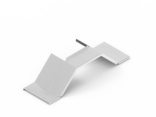 Крышка лотка монтажного углового тройникового верх с разворотом ЛРТУ.300.15.754.1,2.2