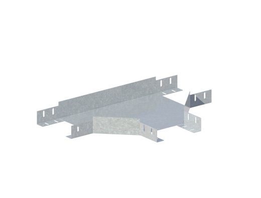 Лоток монтажный угловой тройниковый горизонтальный ЛУТГ.200.65.651.1,5.6