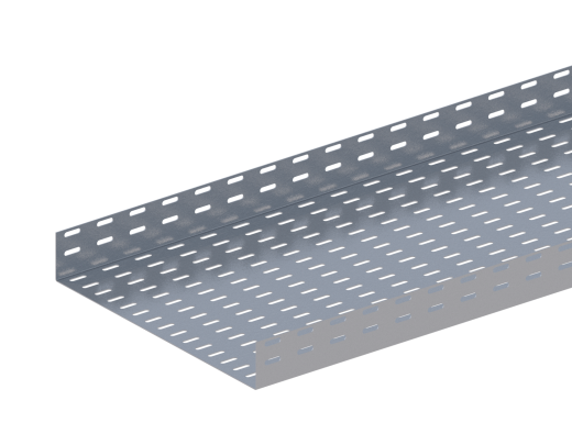Лоток монтажный прямой перфорированный ЛПП.400.65.3000.1,5.1