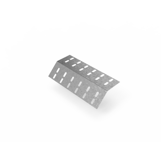 Дно кабельроста углового с R=100 мм 45 вниз РД145Н.500.0.100.3.1