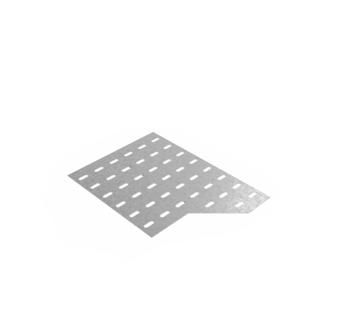 Дно кабельроста углового с R=100 мм редукторный левый  РД1РЛ.400.0.100.2,5.1