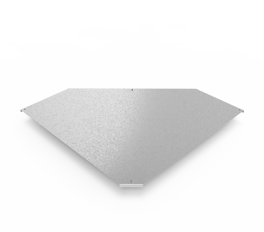 Крышка кабельроста углового с R=100 мм 90 горизонтальный РК190Г.1000.20.100.3.1