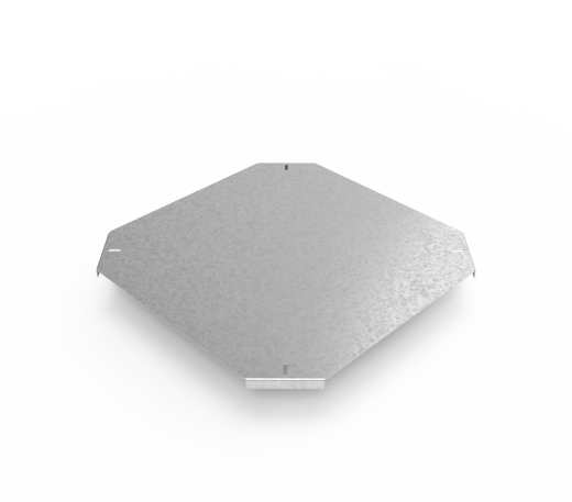 Крышка кабельроста углового с R=100 мм крестообразный горизонтальный РК1КГ.400.20.100.3.1