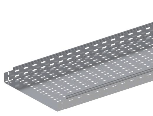 Лоток монтажный прямой перфорированный монтаж без соединителей ЛППМ.400.50.2000.0,7.1