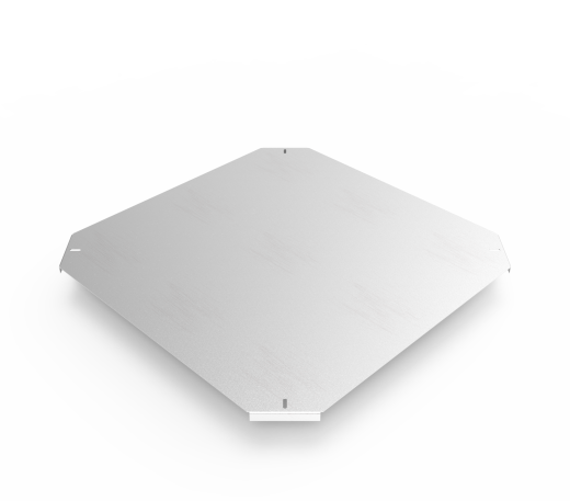 Крышка кабельроста углового с R=100 мм крестообразный горизонтальный РК1КГ.600.20.100.2.2