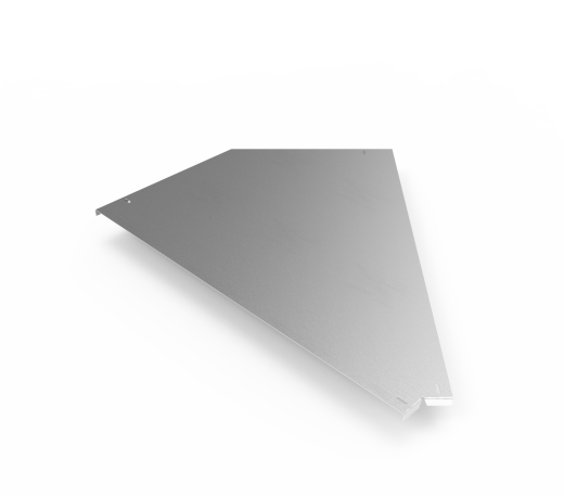 Крышка кабельроста углового с R=100 мм 45 горизонтальный РК145Г.1000.20.100.1,5.2