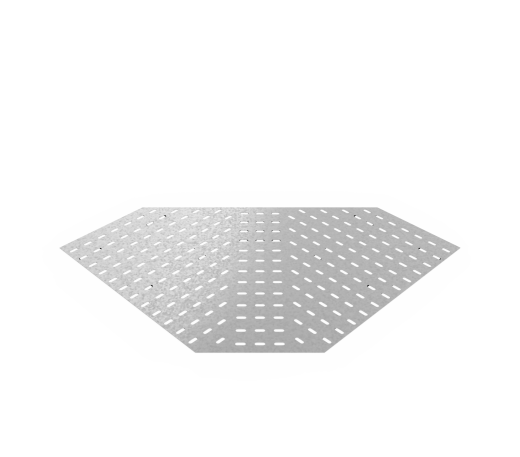 Дно кабельроста углового с R=100 мм 90 горизонтальный РД190Г.800.0.100.1,5.1