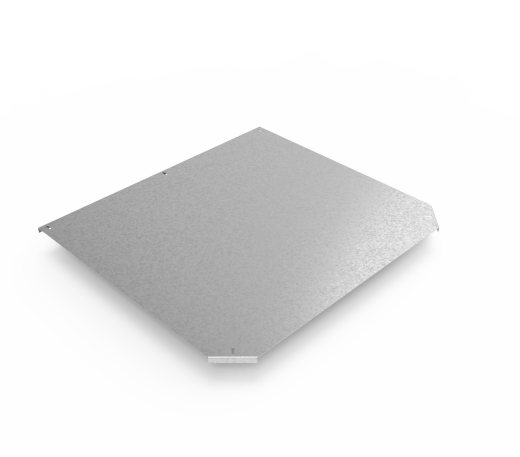 Крышка кабельроста углового с R=100 мм тройниковый горизонтальный РК1ТГ.800.20.100.2,5.1