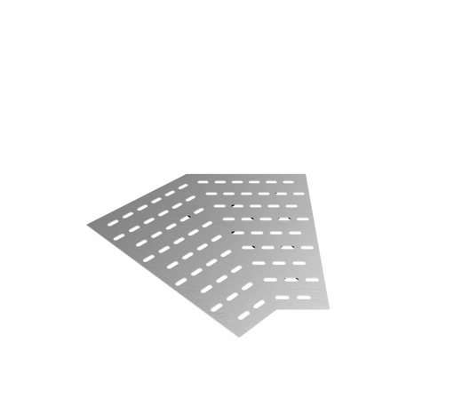 Дно кабельроста углового с R=100 мм 45 горизонтальный РД145Г.600.0.100.1,5.2