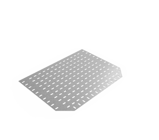 Дно кабельроста углового с R=100 мм тройниковый горизонтальный РД1ТГ.600.0.100.2,5.1