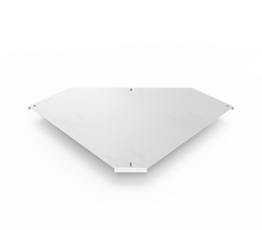 Крышка кабельроста углового с R=100 мм 90 горизонтальный РК190Г.600.20.100.1,5.2