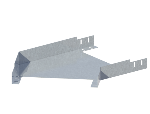 Лоток монтажный угловой 45 горизонтальный ЛУ45Г.600.65.769.1,5.2